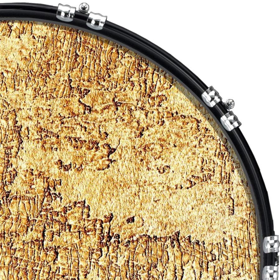 20" Custom Bass Kick Drum Front Head Graphic Graphical Tomb Texture