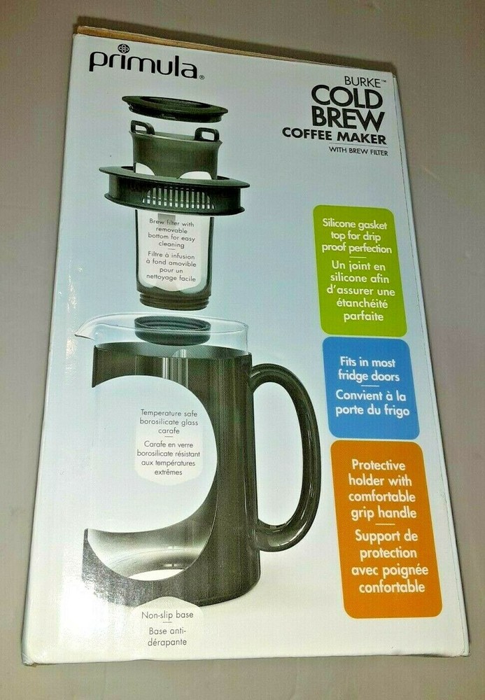 Primula PCBBK-5351 Pace Cold Brew Iced Coffee Maker 1.6 Quart - Black