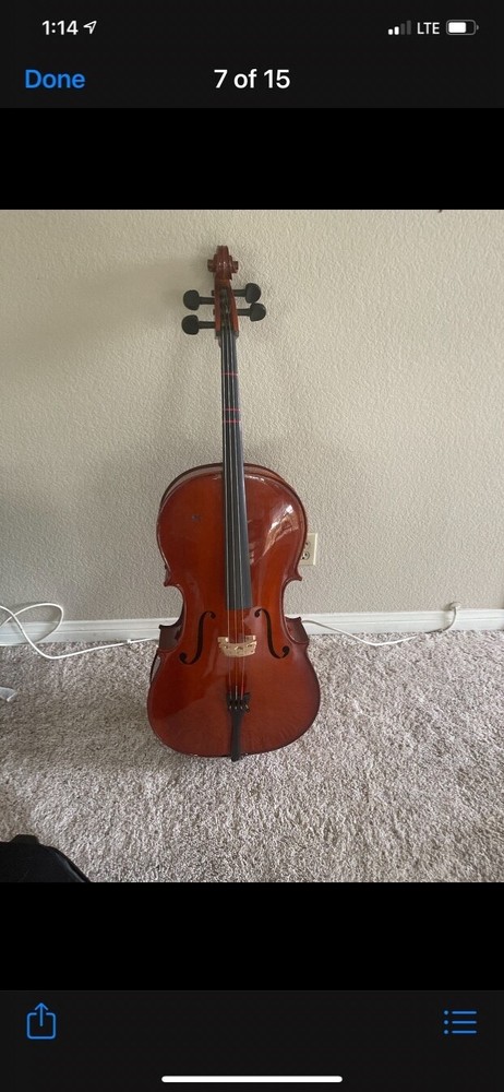 3/4 size cello