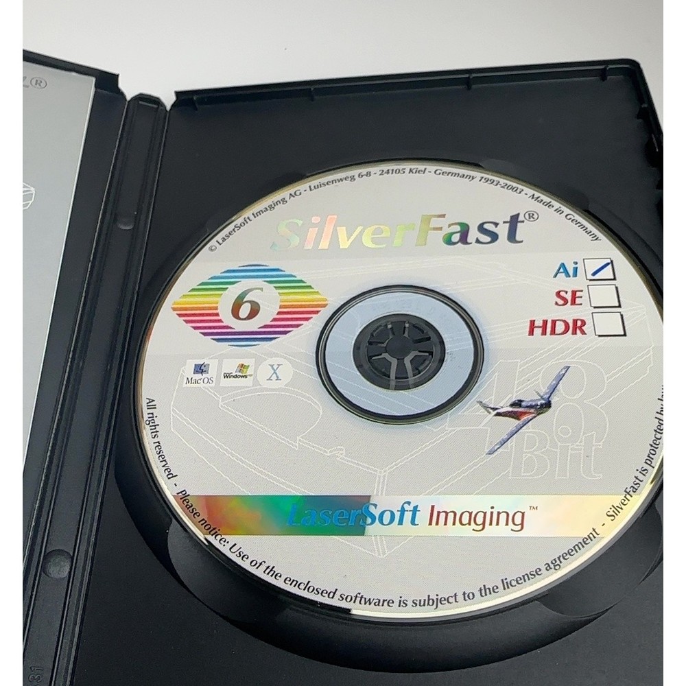 SilverFast Ai 6 Professional Scan Software CD LaserSoft Imaging Mac OS Windows