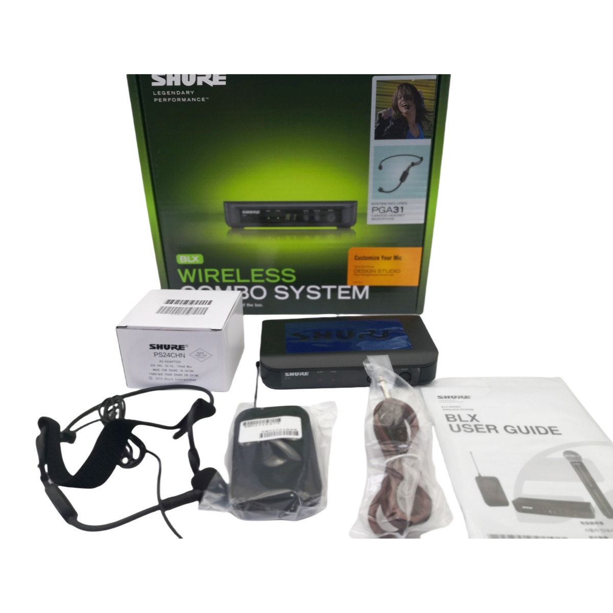 New BLX14/PGA31 Wireless Headworn Microphone System HEADSET SYSTEM W/PGA31