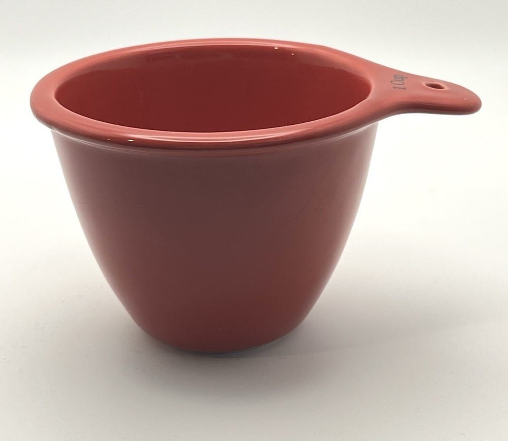 Williams-Sonoma Red Nesting Ceramic Measuring Cups