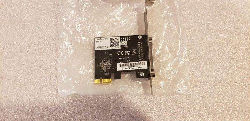 StarTech.com 1-Port Parallel Adapter Card - PEX1P
