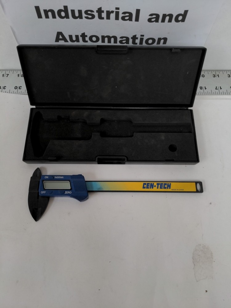 Cen-Tech 6" Composite Digital Caliper Shock Proof #93293 LCD Display Inch/mm