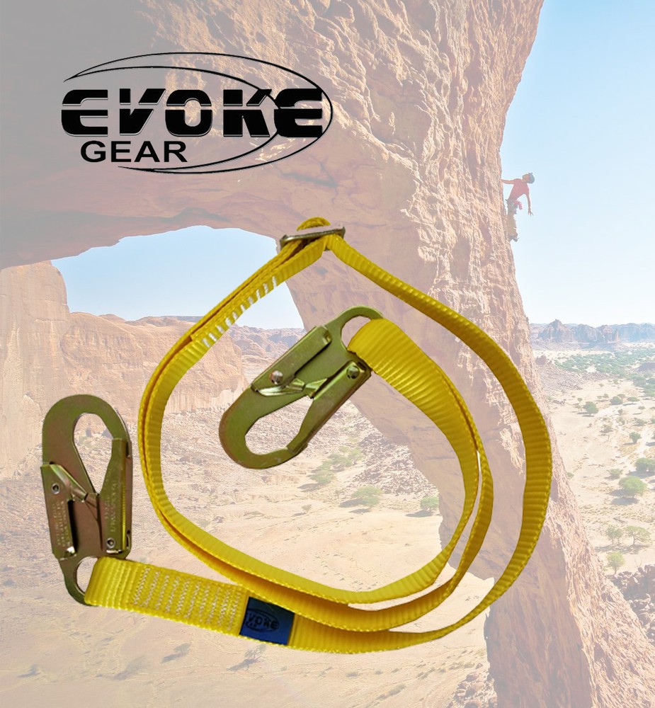EVOKE GEAR ADJUSTABLE TREE CLIMBERS LANYARD STRAPS