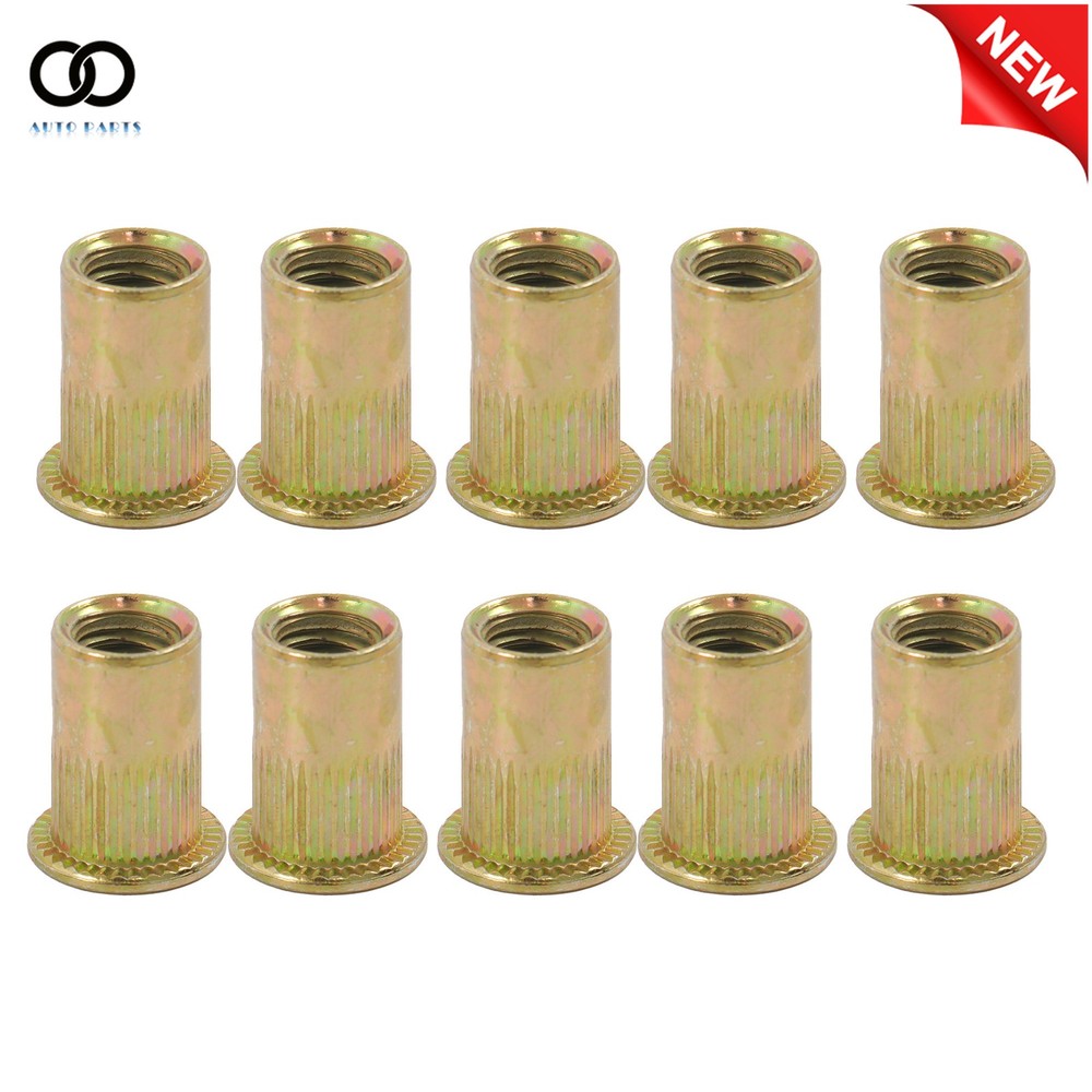 70 Pack Rivet Nuts Tool 14" Hand Riveter with 7PCS interchangeable mandrels