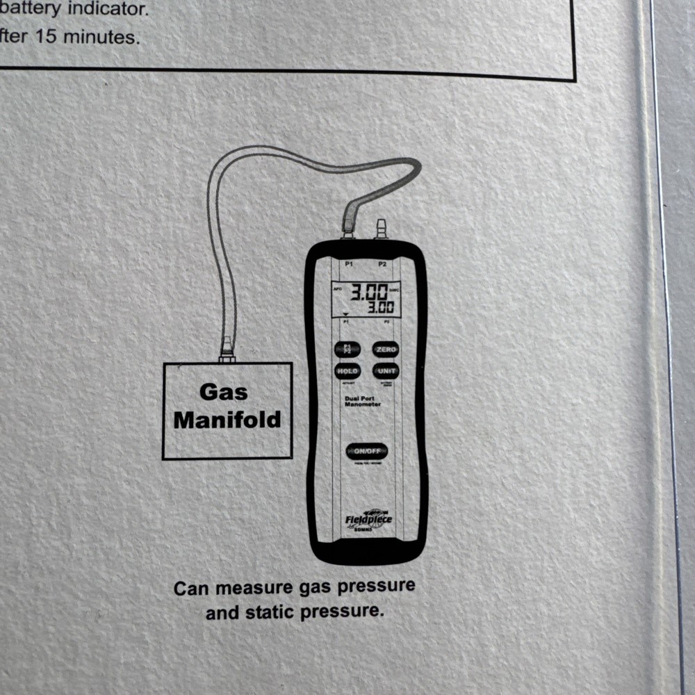 Fieldpiece Dual Port Differential Manometer SDMN5