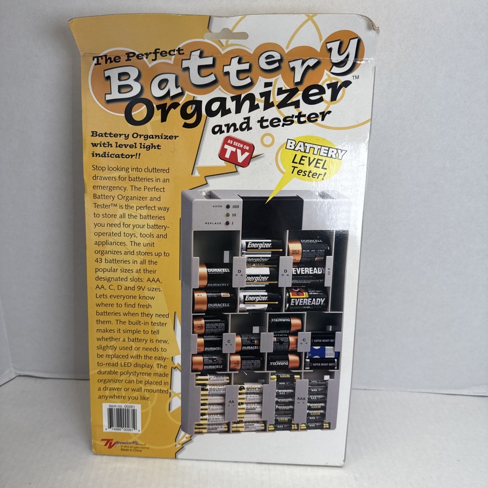 Handy Trends Battery Organizer and Tester
