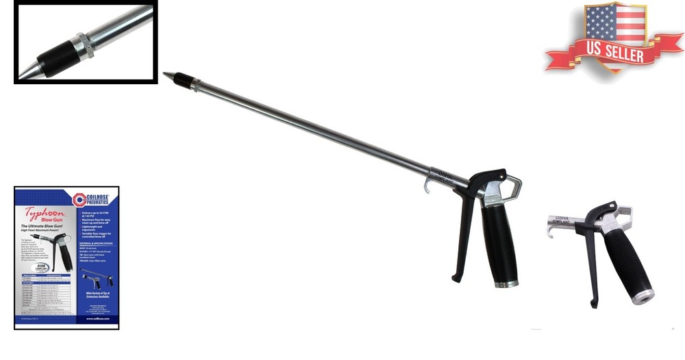 Lightweight Typhoon Blow Gun with Variable Flow - 2.1 LBF Thrust Power