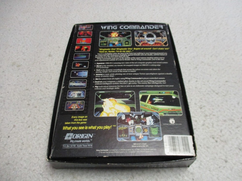 WING COMMANDER 3.5 DISC IBM/PC 100% COMPLETE IN BOX VINTAGE COMPUTING GAME