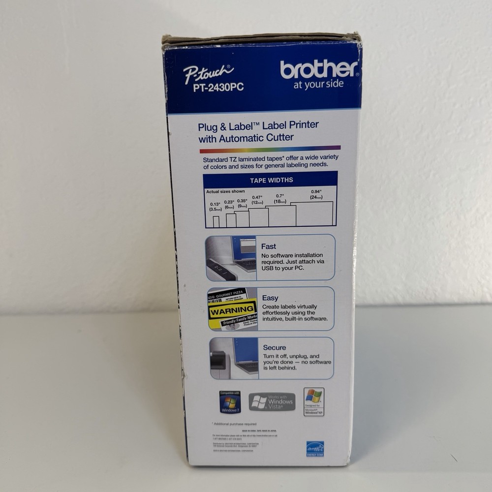 Brother PT-2430PC PC-Connectable Label Maker with Auto Cutter New