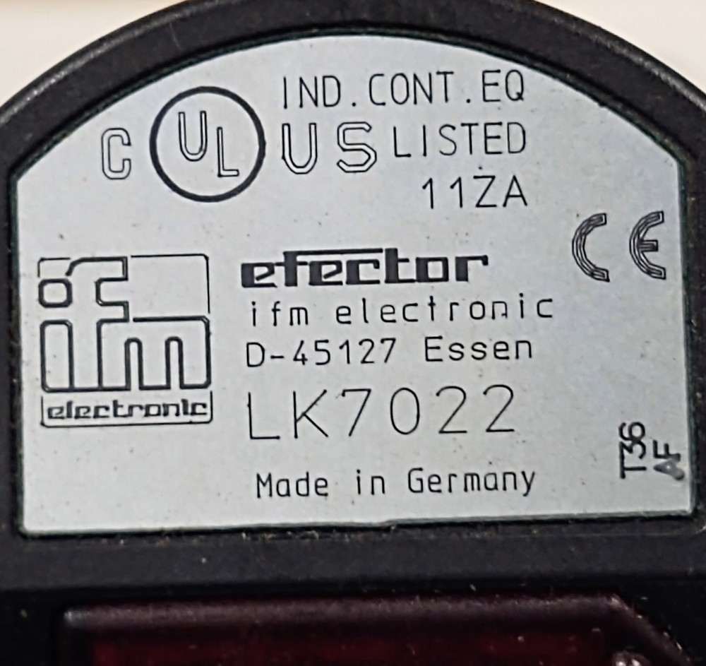 IFM EfectorLK0264A-A-00KQPKG/US-LK7022 Continuous Level Sensor