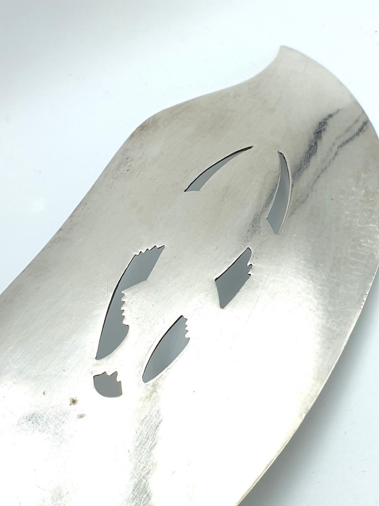 Vintage Fish Serving Spoon 50s In 800 SILVER