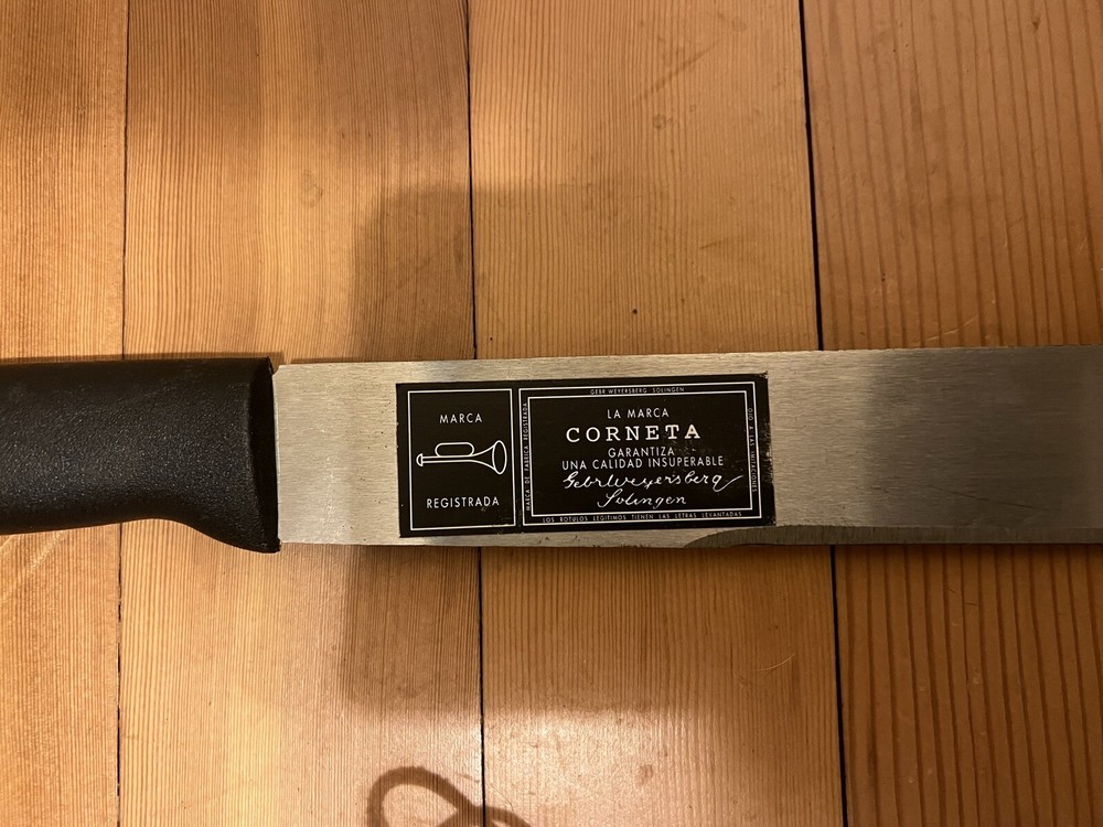 La Marca Corneta Machete Marca W/ Leather Sheath - NO 808