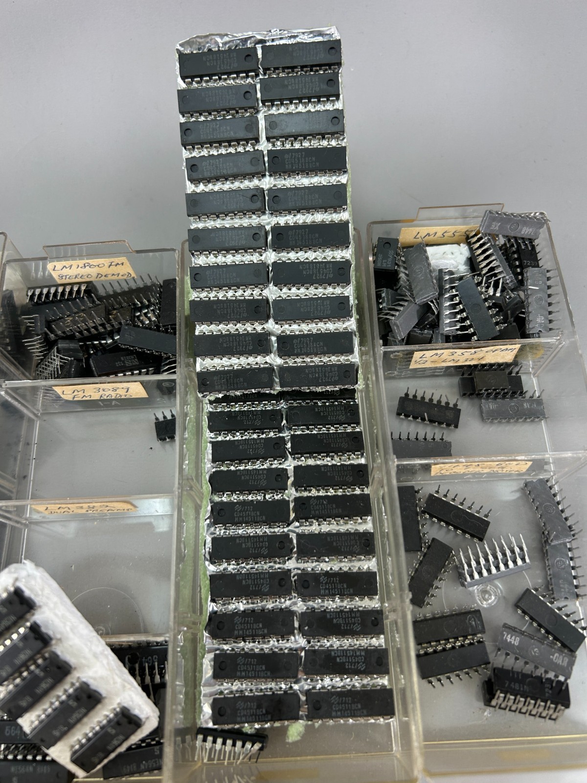 Vintage Integrated Circuits IC Lot Electronics Radio Repair New Old Stock