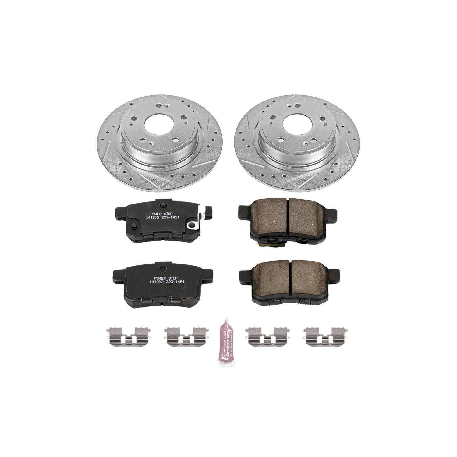 Power Stop K5368 Disc Brake Pad and Rotor Kit