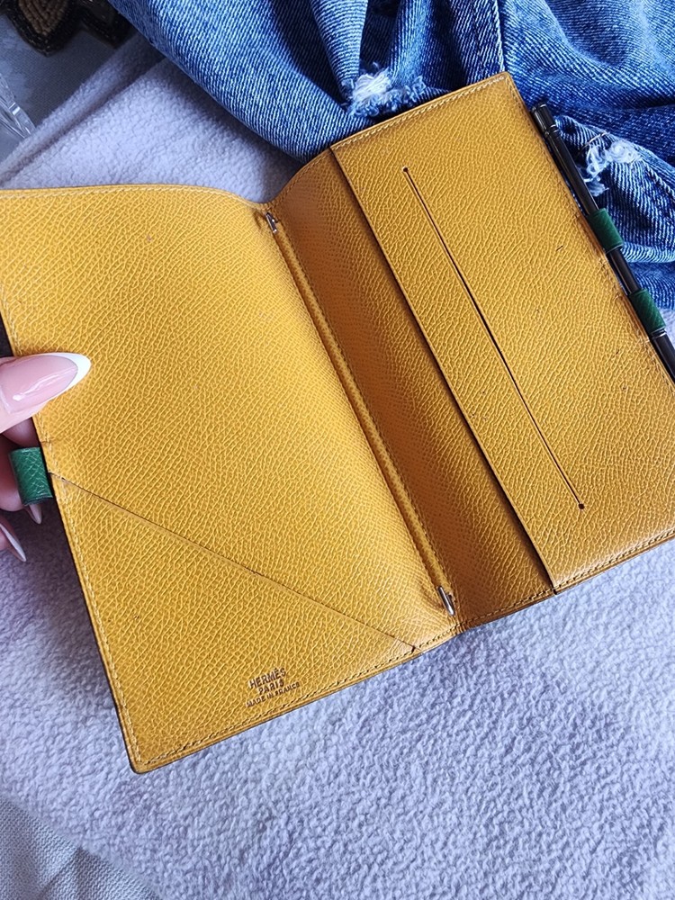 Authentic Hermes Two-tone Agenda Cover