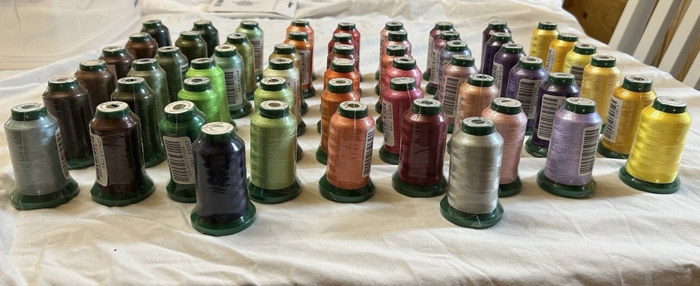 Sewing Thread (Exquisite 100% Polyester Thread) 56 Spools All Colors for Sewing