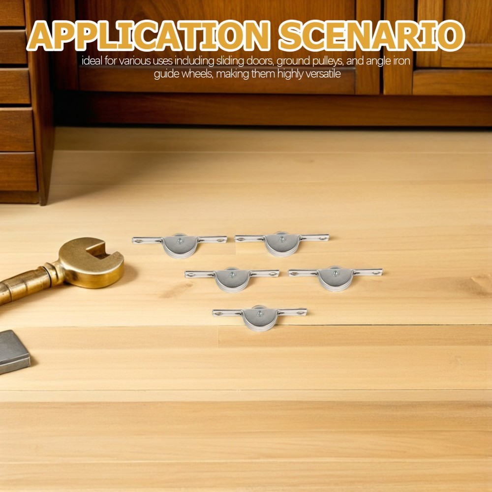 10 Pcs Sliding Door Replacement Rollers Wheels Cabinet Closet Floor