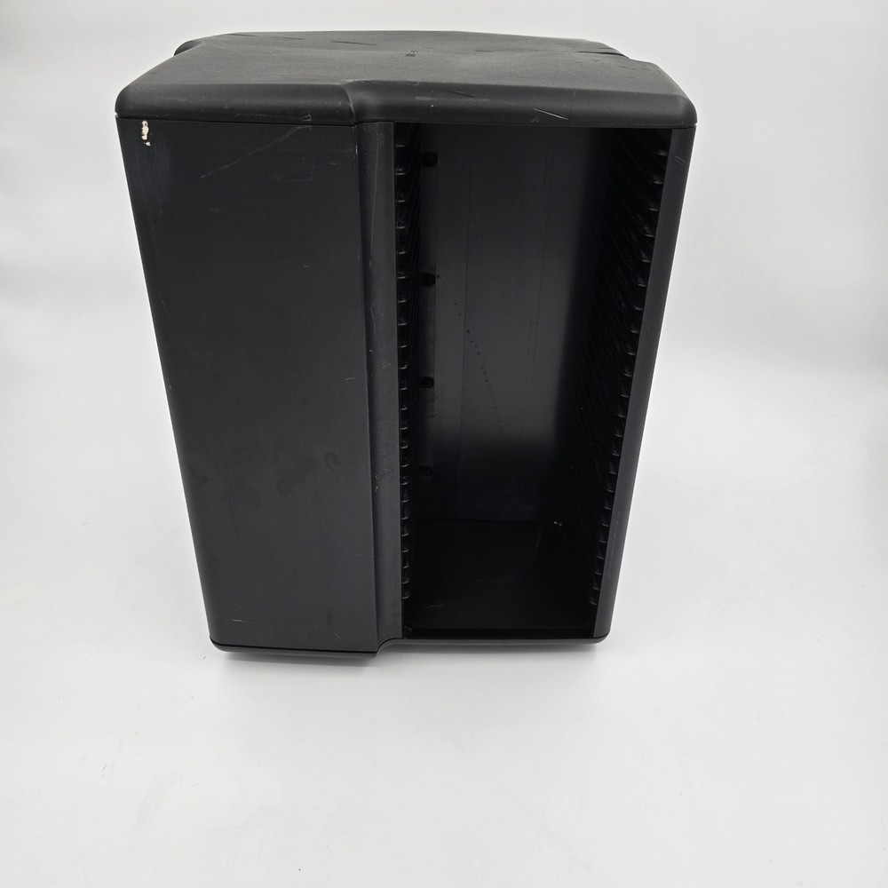 Laserline 100 CD Spinning Carousel Holder Rotating Storage Rack Tower Case