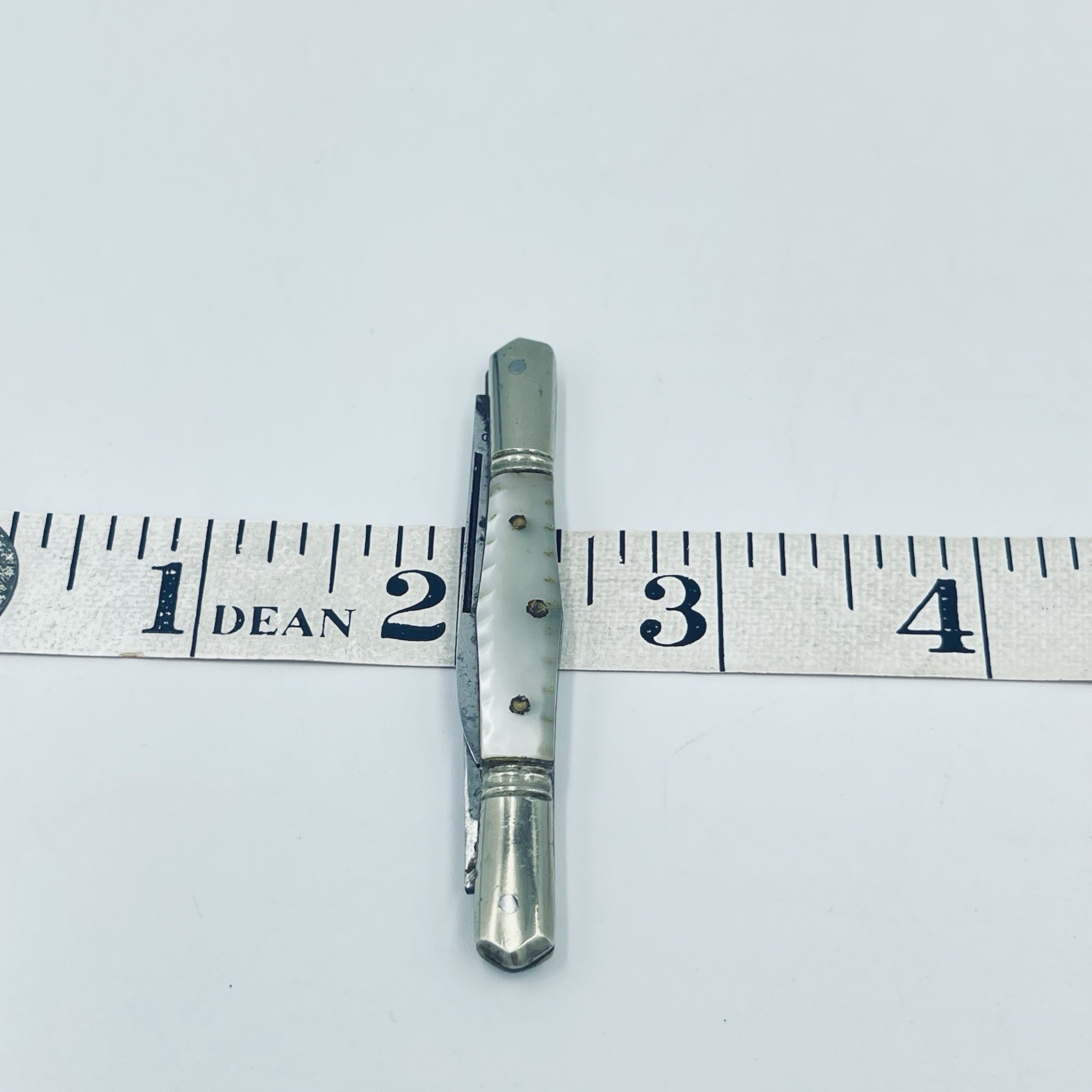 Vintage United Cut Co Germany Carved Pearl Pen Pocket Knife