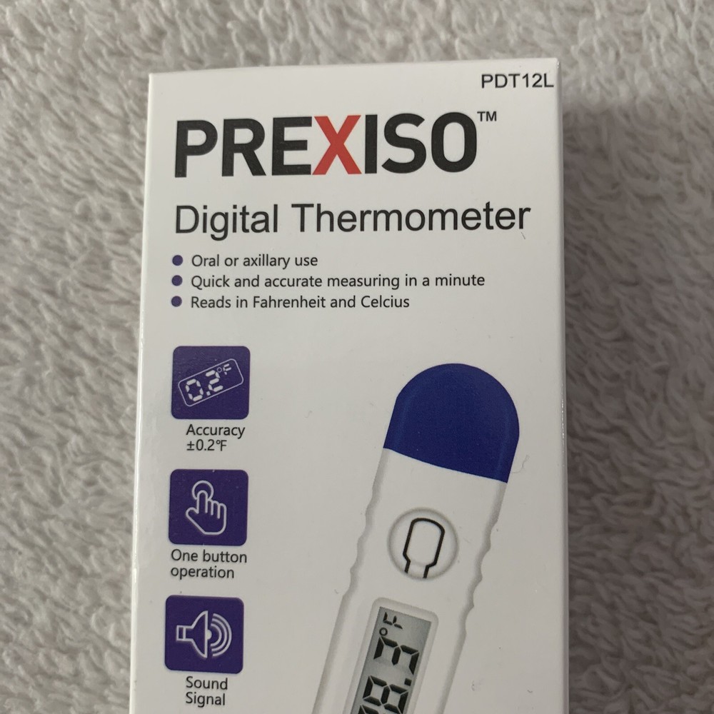 Prexiso Digital Thermometer Oral/Axillary Portable