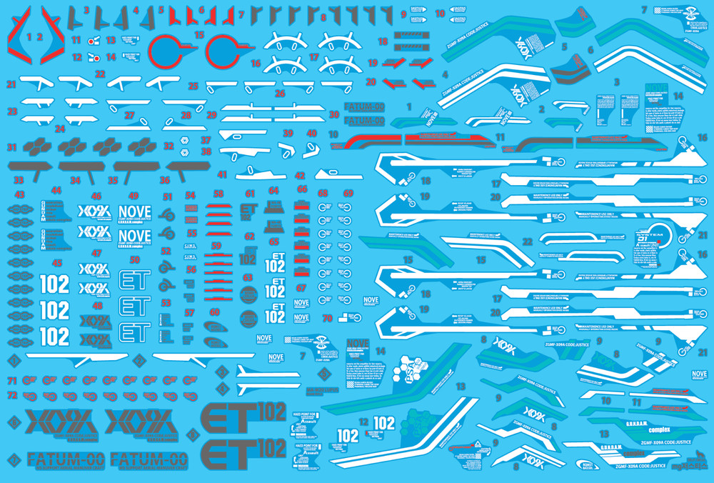 Delpi Water Decal For MG Justice - US