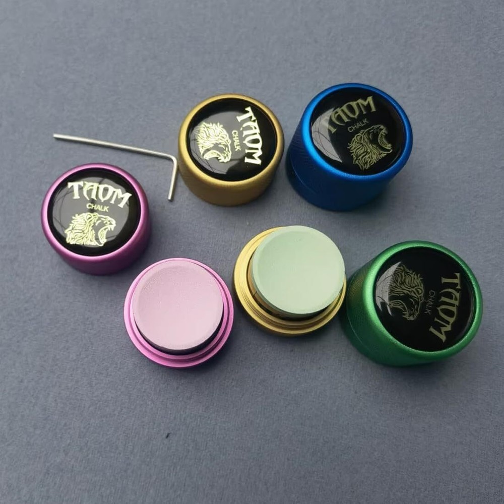 Chalk Holder round Shaped Practical Tool Billiards Accessories Magnetic