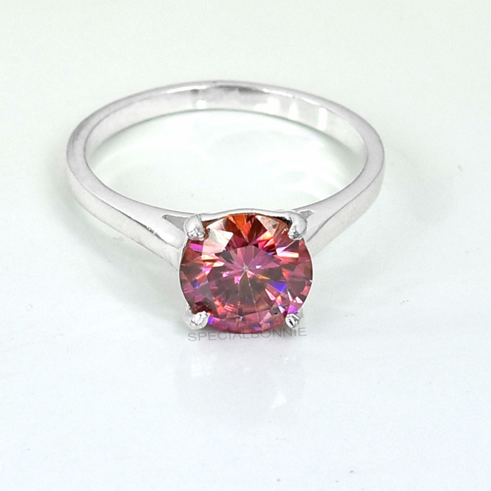 Certified 1.70 Ct Pink Diamond Designer Ring !