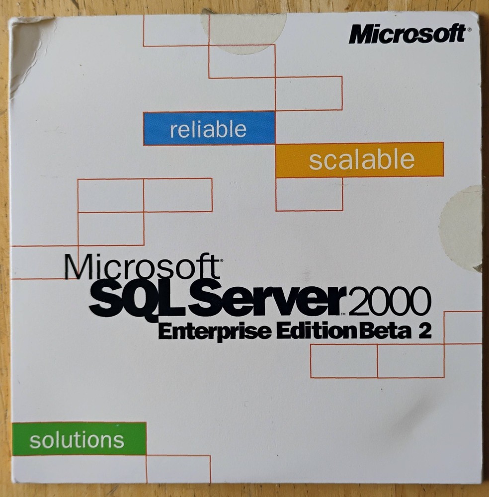 Microsoft SQL Server 2000 Enterprise Edition Beta 2