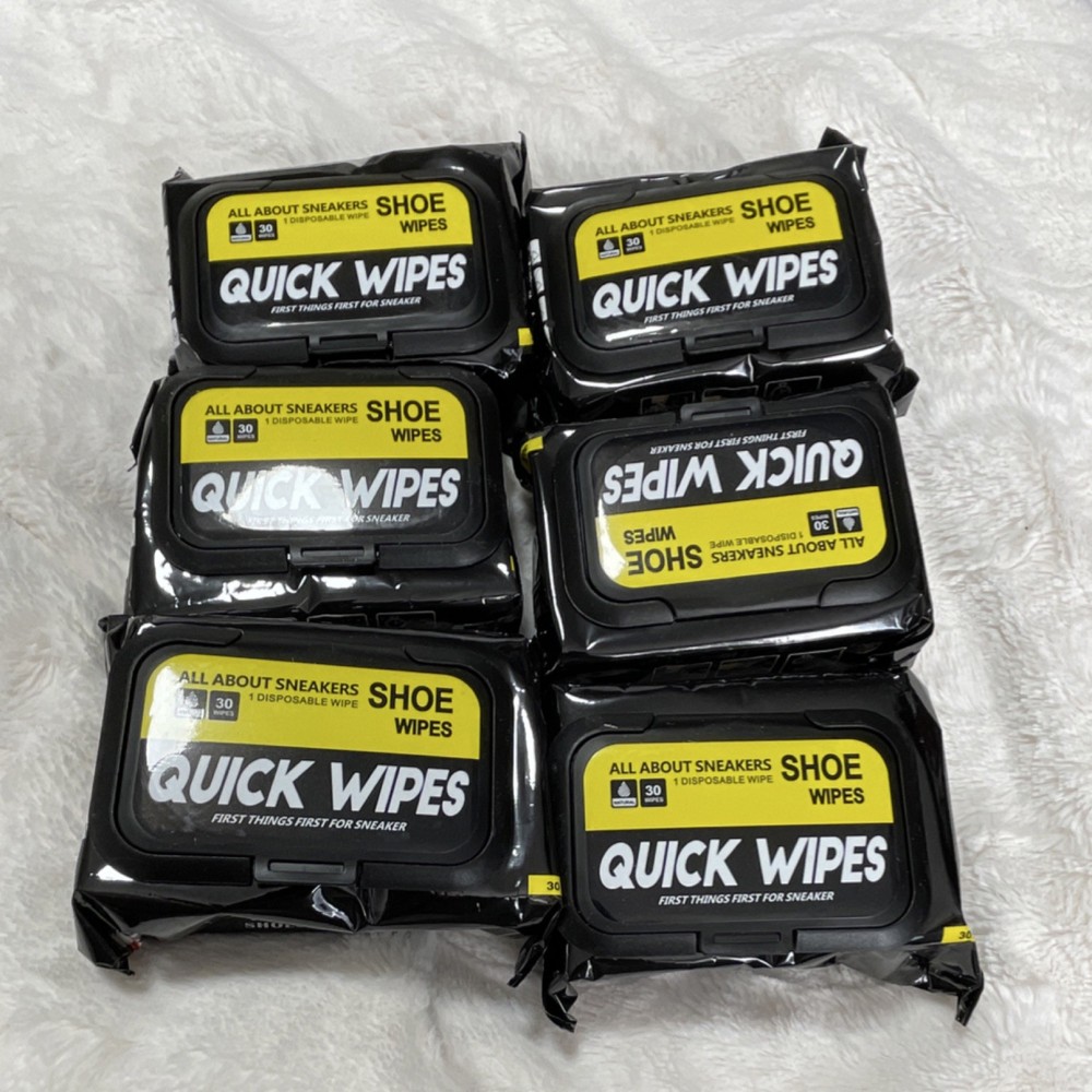Shoe Cleaner Disposable Wipes 6 Packs