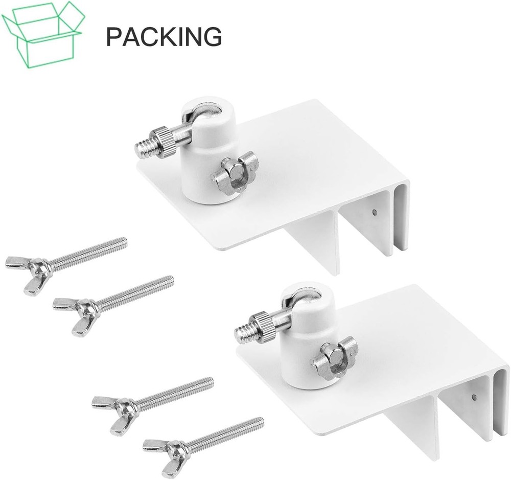 2Pack Gutter Mount Compatible with Arlo Essential arlo gutter mount, White