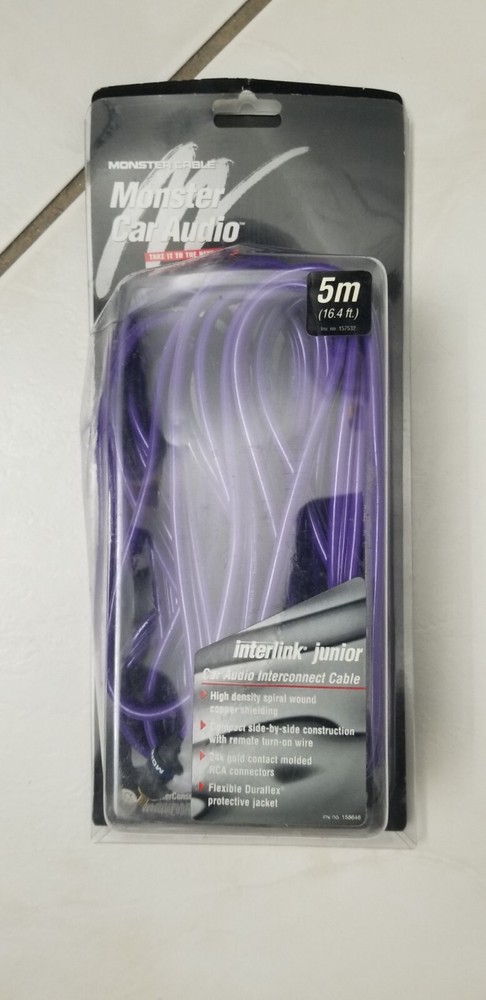 Monster Car Audio  Interlink Juniot Audio Cable - 5 Meter (16.4Ft)
