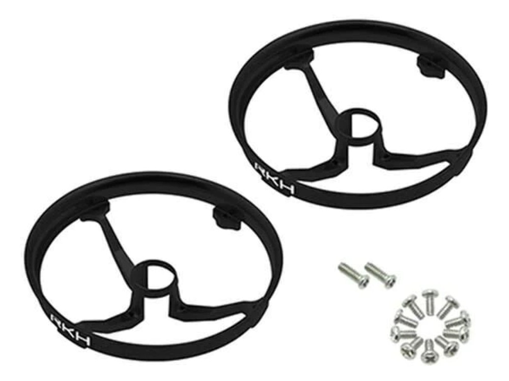 Rakon CNC AL Propeller Guards (Black) - Blade Inductrix 1 Prop Guard