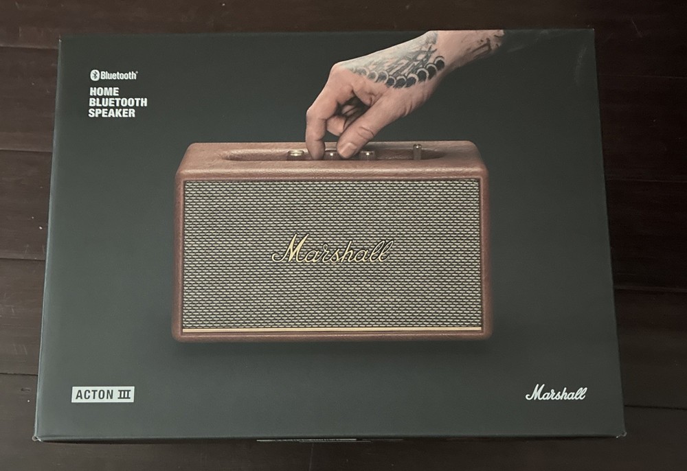 Marshall Acton III Bluetooth Home Speaker - Brown