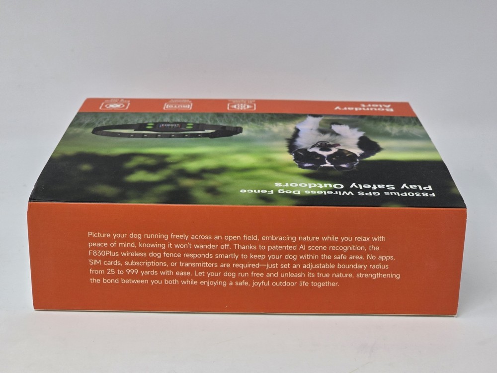 F830Plus GPS Wireless Dog Fence Boundry Alert