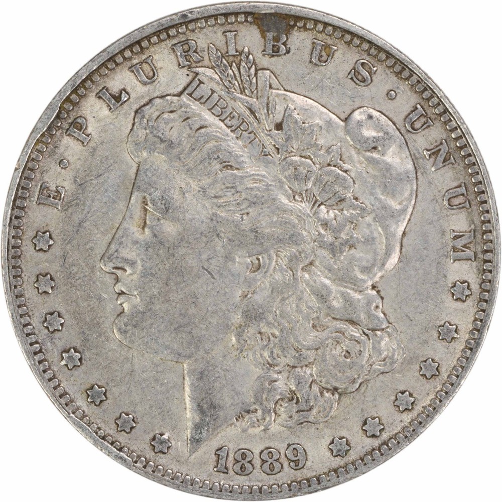 1889-O Morgan Silver Dollar EF Uncertified #456