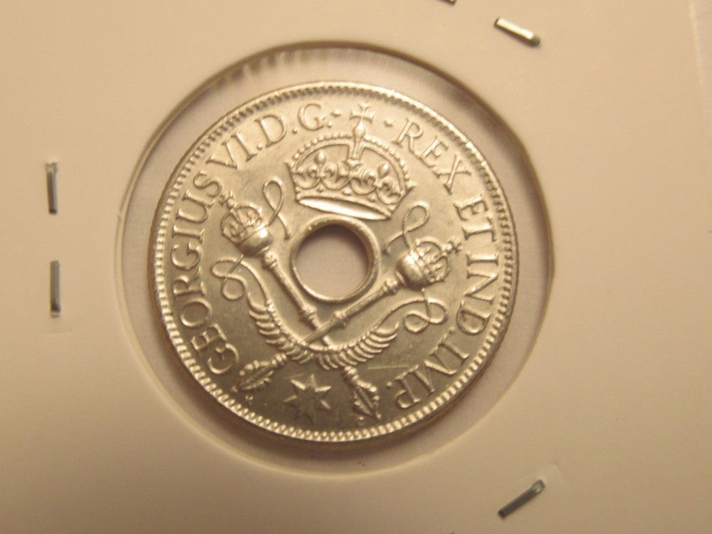 1938 New Guinea Silver shilling