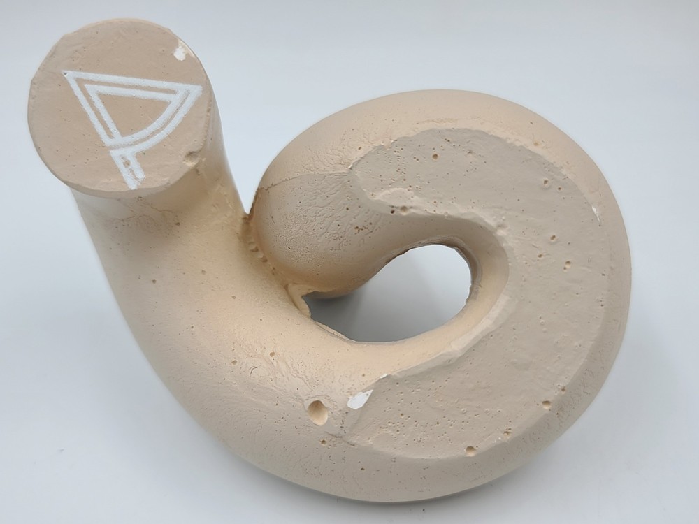 Autrelle Single Candle Stick Holder Beige