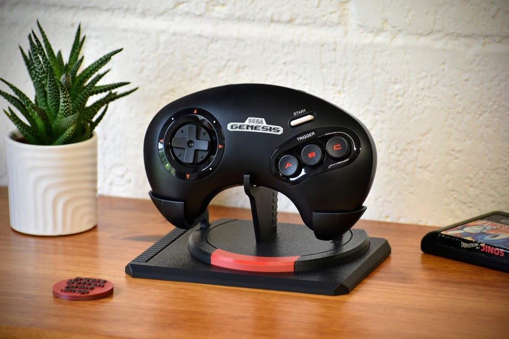 Sega Genesis (Mega Drive) Nintendo Switch Online Controller Display Stand - 3D P