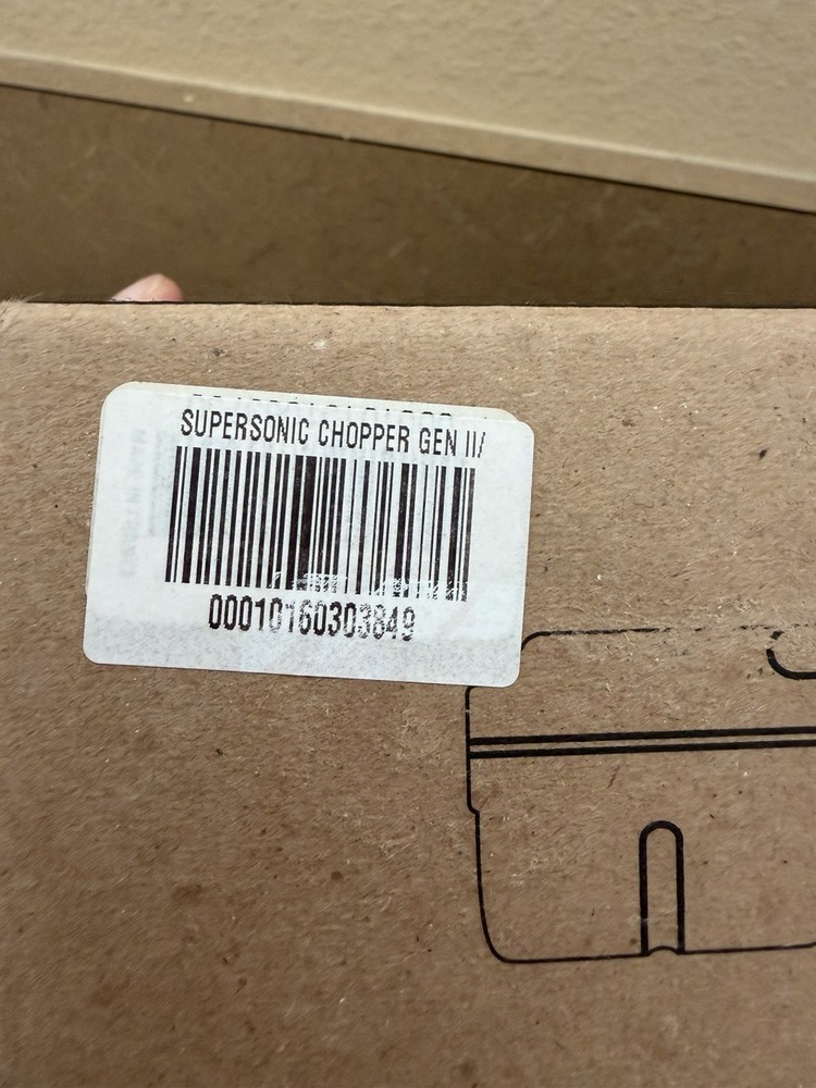 Tupperware Supersonic Chopper Gen II Compact Pull Cord Manual NEW NIB
