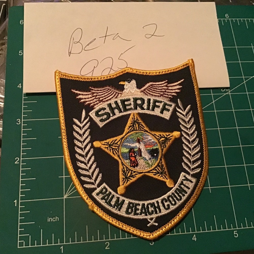 PALM BEACH COUNTY, FLORIDA SHERIFF'S DEPARTMENT PATCH.