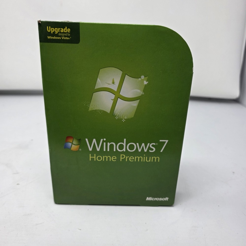 Microsoft Windows 7 Home Premium Upgrade retail package