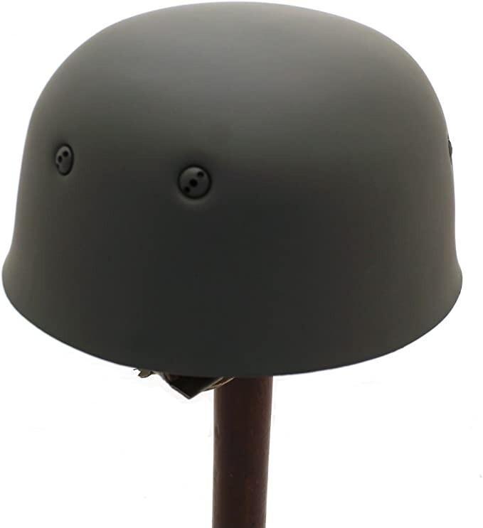WWII German Fallscirmjager Paratrooper Helmet with Leather Liner