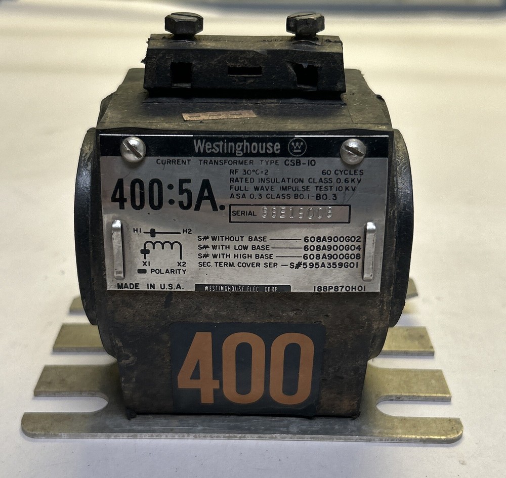 WESTINGHOUSE,CSB-10,CURRENT TRANSFORMER