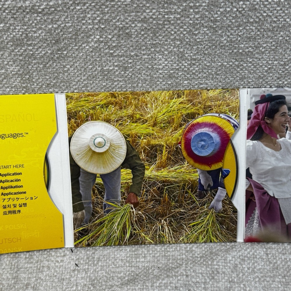 Rosetta Stone Hindi Levels 1 2 3 Language Learning Software Set Headset MP3 Box