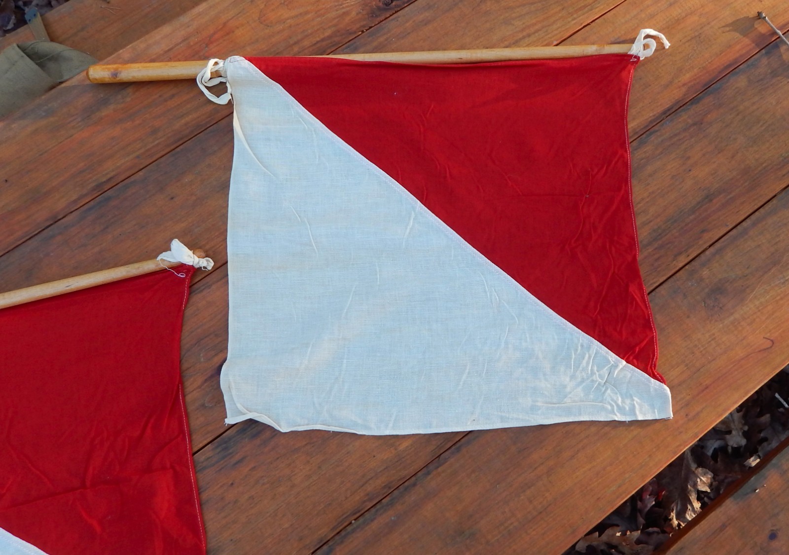 WWI US Army Signal Corps Flag Kit - IMMACULATE CONDITION!