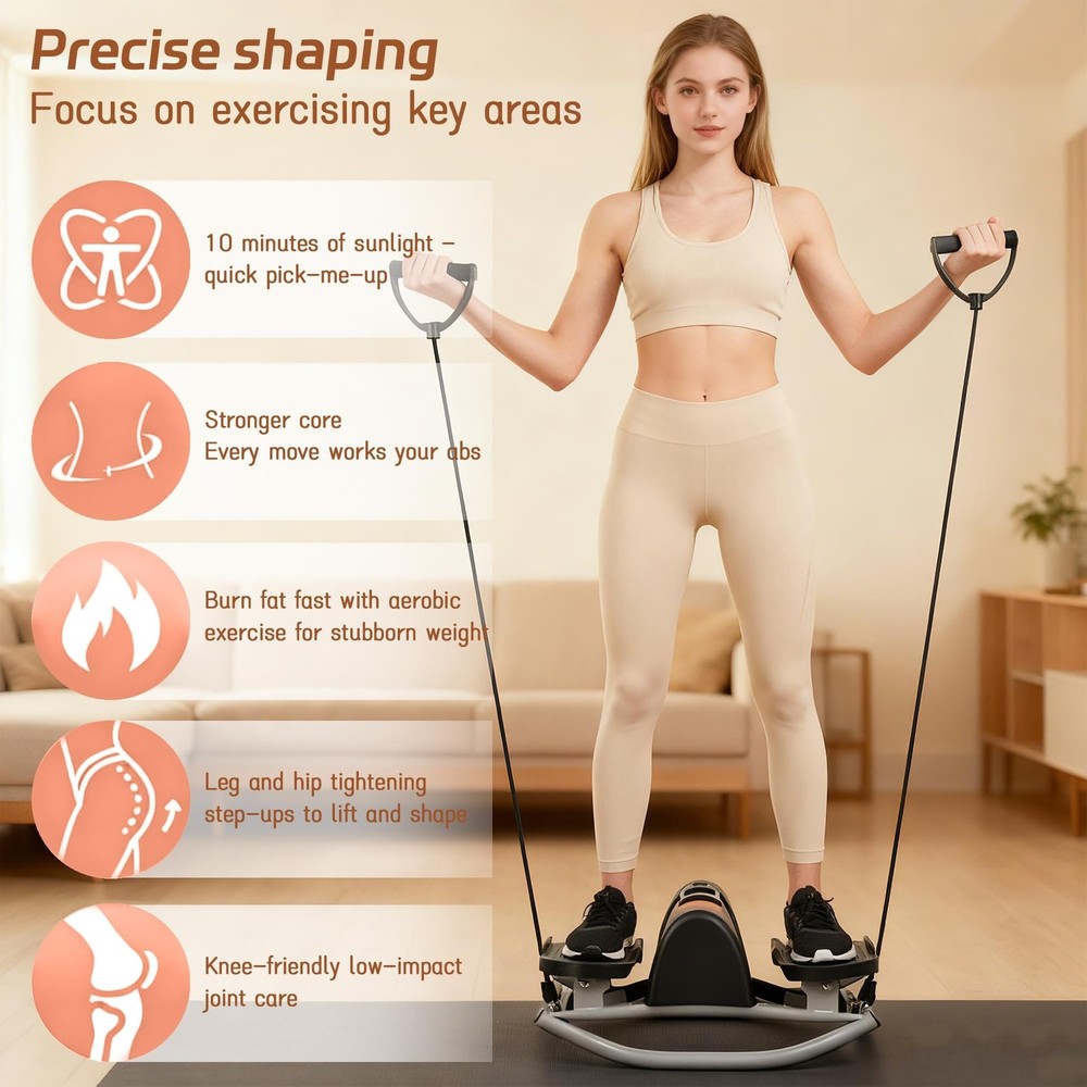 EMESAK Rocking Stepper Side to Side, Portable Compact Lateral Motion Steppers...