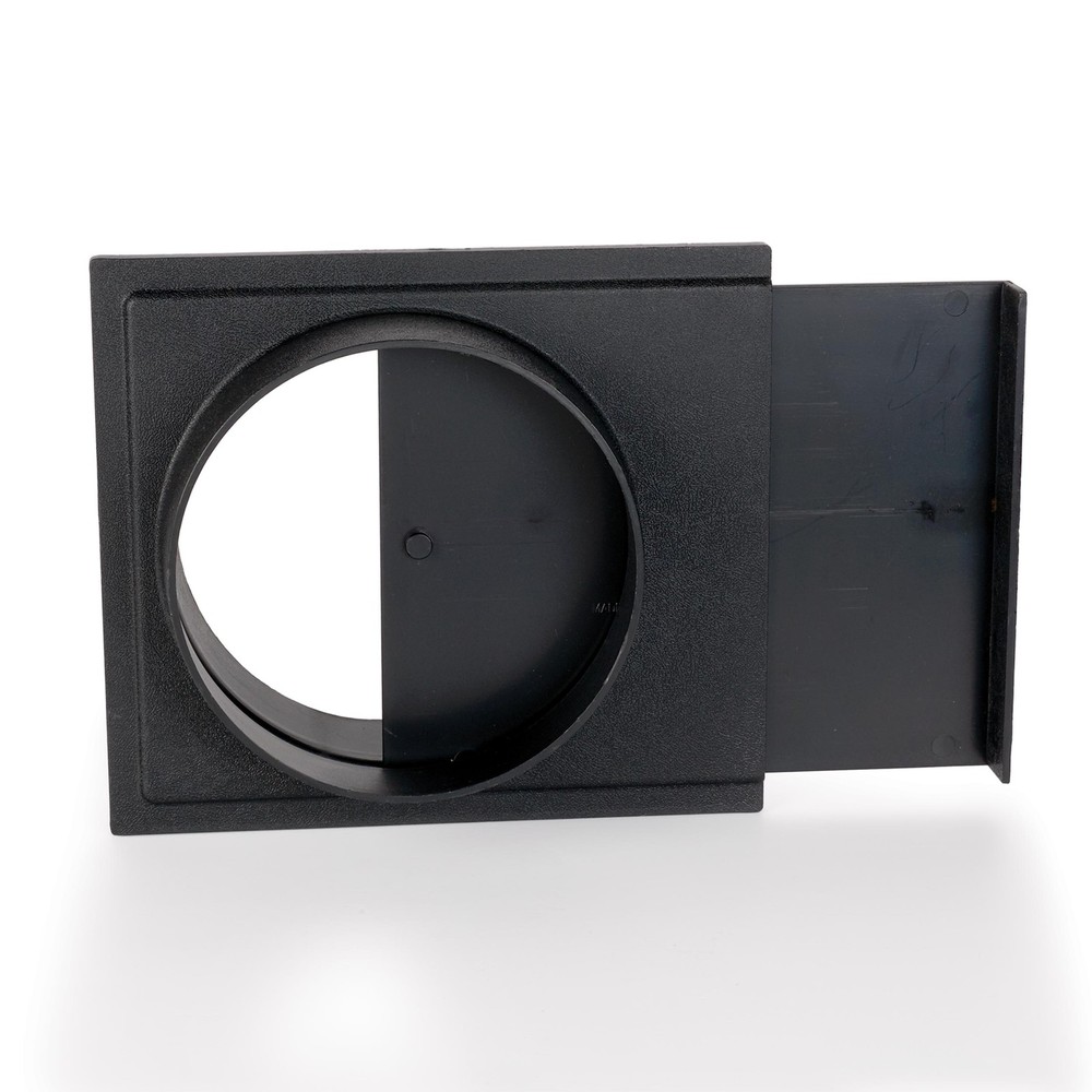 WOODRIVER Dust Connection 6" ABS Basic Blast Gate Fitting for Dust Collection Sy