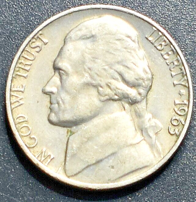 1963 ERROR NICKEL LAMINATION PEELING 144